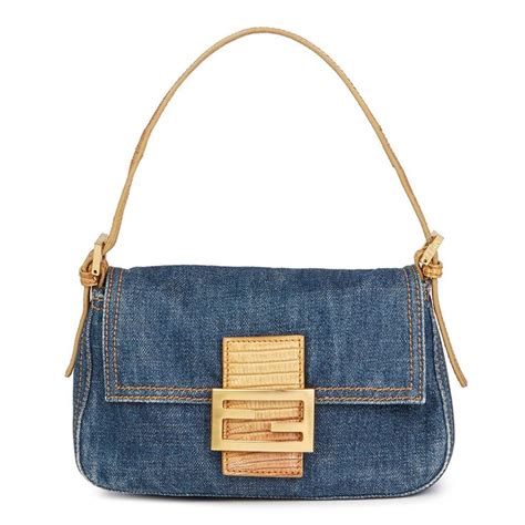 denim bag fendi|vintage fendi bags authentic.